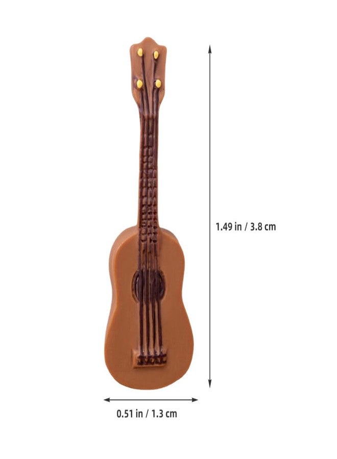 JOINPAYA 25Pcs Miniature Guitar Models - Resin Small House Musical Instruments for Party, Collectibles, Gifts - 1.37 * 0.51 * 0.19Inch - Image 2